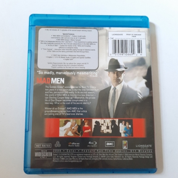 Mad Men Season 2 Blu-Ray - Picture 2 of 3